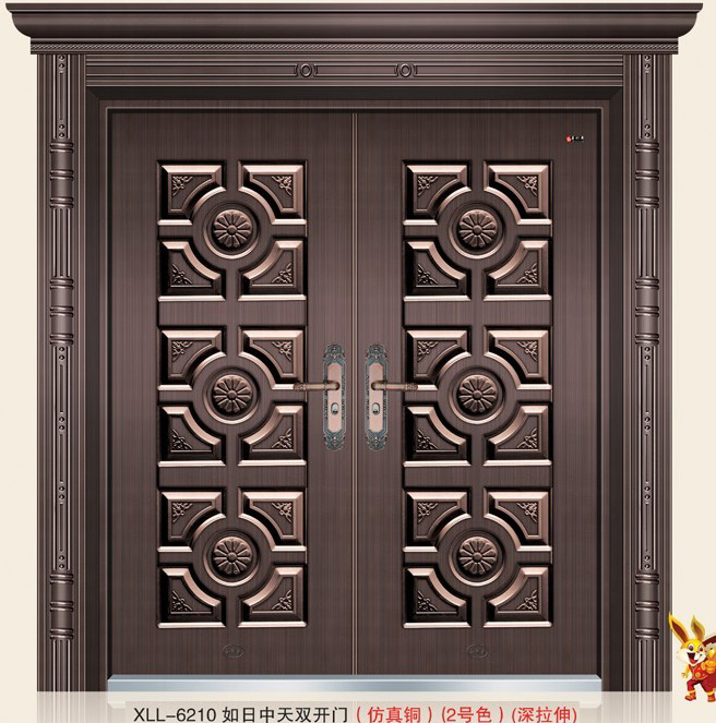 门业图片-仿真铜门系列XLL-6210XLL-6210图片