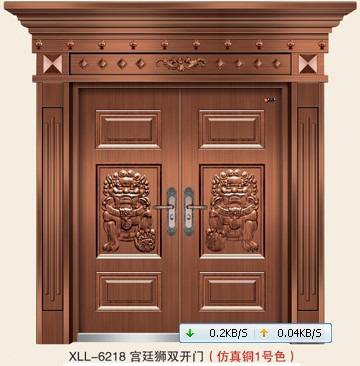 门业图片-仿真铜门系列XLL-6218XLL-6218图片