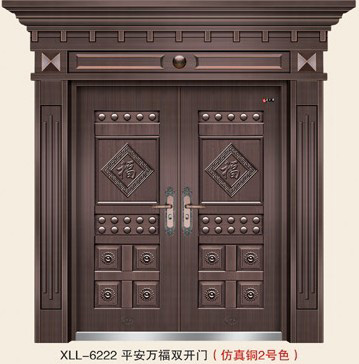门业图片-仿真铜门系列XLL-6222XLL-6222图片