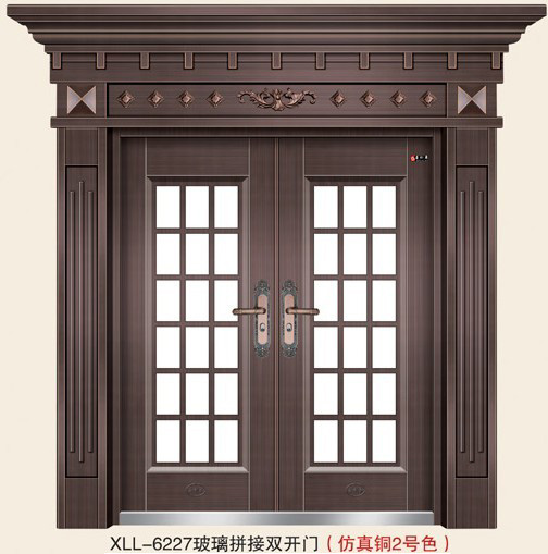 门业图片-仿真铜门系列XLL-6227XLL-6227图片
