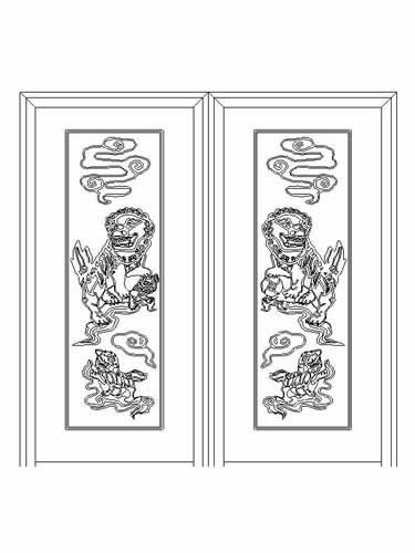 门业图片-弘伟门面康丰工贸HW-655图片