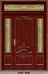 门业图片-原木门系列批发鸿运原木门DHY-6002图片
