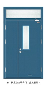 门业图片-防火门311钢质防火子母门311钢质防火子母门图片