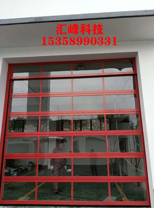 门业图片-工业提升门镇江地区4S店透视门   提升门生产厂家批发4000*5000图片