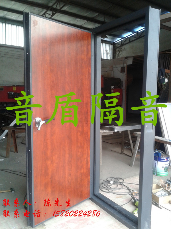 门业图片-钢制隔音门隔音门、烤漆隔音门、木纹隔声门、钢质隔声门YDT-42图片