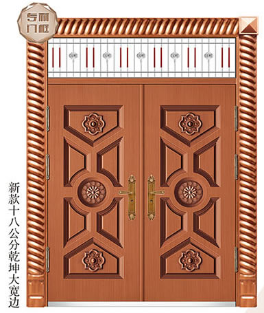 门业图片-玻璃拼接工艺门系列010一代天骄双开门(强力深拉伸)010一代天骄双开门(强力深拉伸)图片