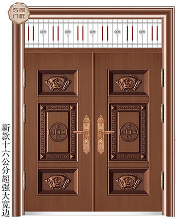 门业图片-豪华非标大门系列065盛世传承双开门(强力深拉伸)065盛世传承双开门(强力深拉伸)图片