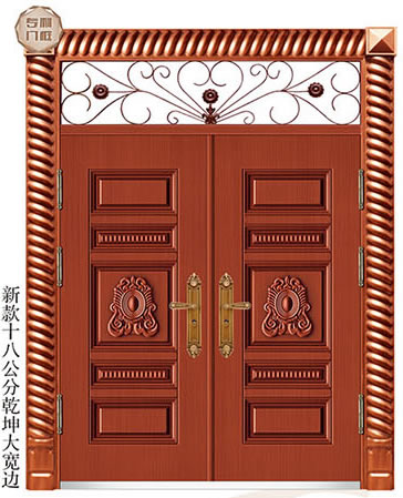 门业图片-豪华非标大门系列069鸿福齐天双开门(强力深拉伸)069鸿福齐天双开门(强力深拉伸)图片