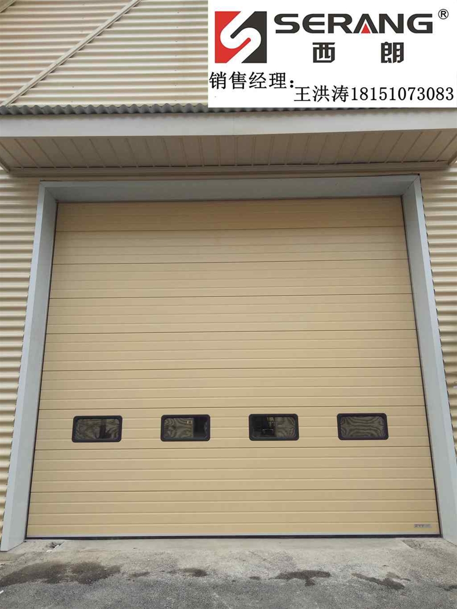 门业图片-工业提升门常州工业厂房电动滑升门厂商g-108图片