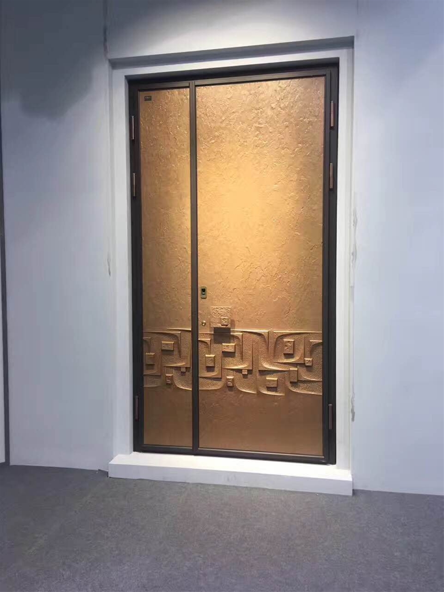 门业图片-不锈钢防盗门爵士防盗铸铝门**图片
