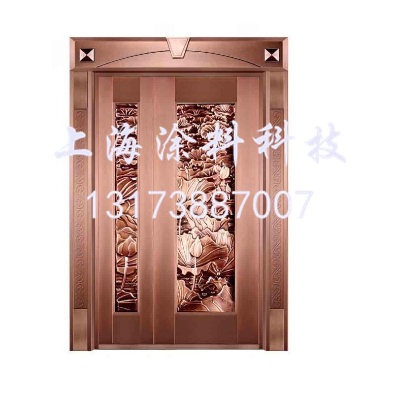 门业图片-氟碳漆真铜门氟碳漆，镀铜门氟碳漆，不锈钢门氟碳漆SHAB01-14图片