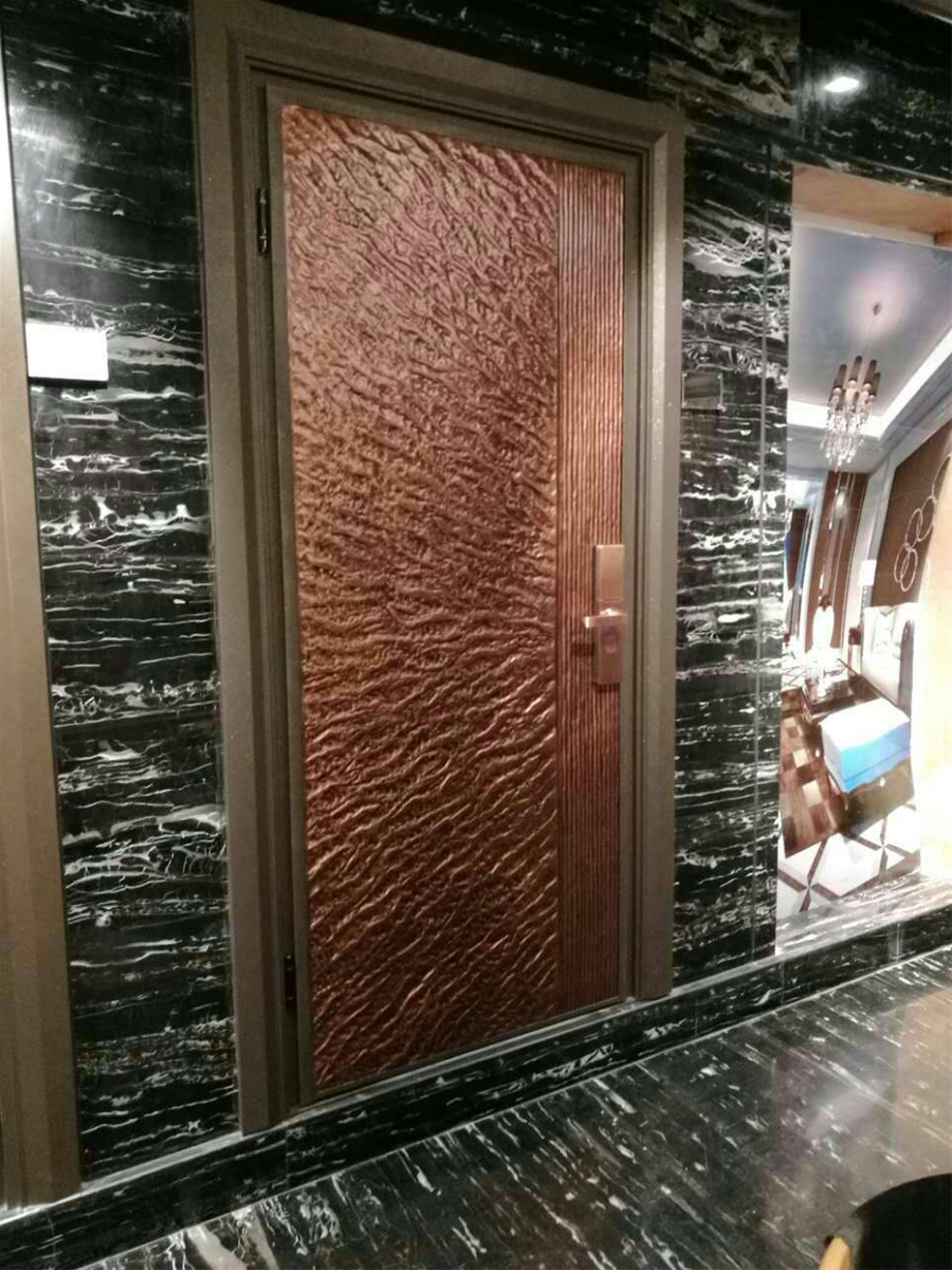 门业图片-顶级高档铸铝防爆门顶级铸铝防爆门1000*2100图片
