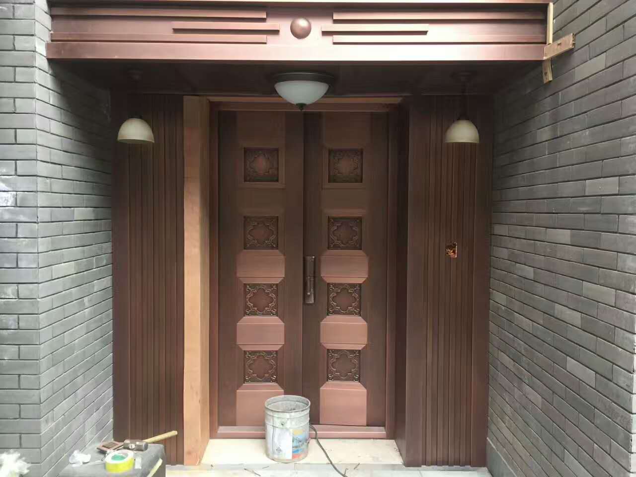 门业图片-别墅铜门如何合理选择铜门JY-003图片
