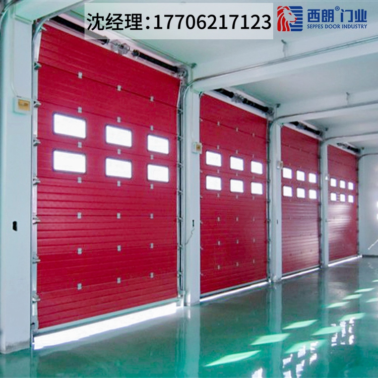 门业图片-工业提升门湖州消防提升门厂家直售消防提升门图片