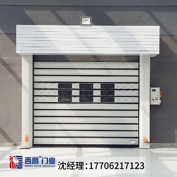 门业图片-工业快速门常州西朗硬质快速卷帘门直销硬质快速门图片