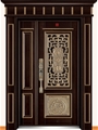 门业图片-YP-5001（子母门）黑檀木图片