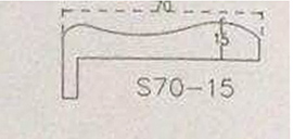 门业图片-涂泥线条产品图型S70-15涂泥线条图片