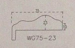 门业图片-涂泥线条产品图型WG75-23涂泥线条图片