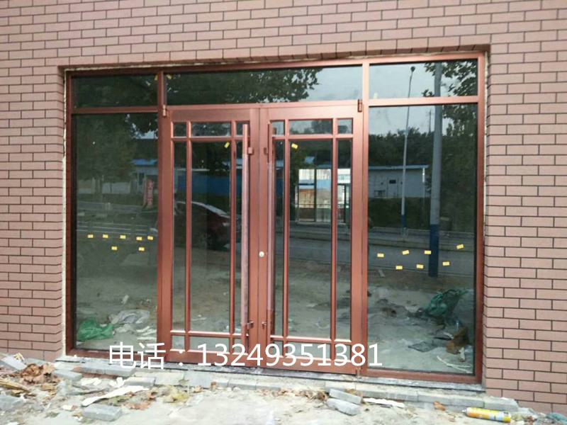 门业图片-肯德基门石家庄双色古铜肯德基门安装 批发肯德基门 宏远门业1900*2400图片