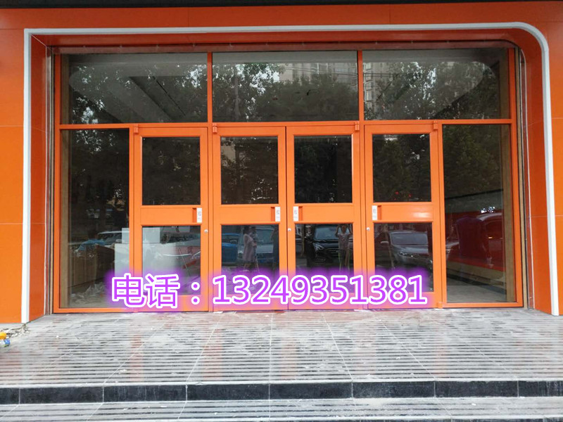 门业图片-肯德基门石家庄肯德基门价格 喷涂色肯德基门 宏远门业1900*2400图片