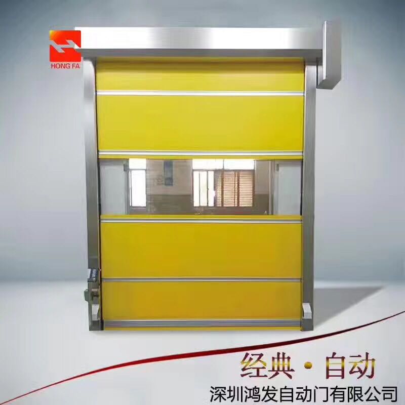 门业图片-快速卷帘门安阳鸿发车库卷帘门电动门自动门图片