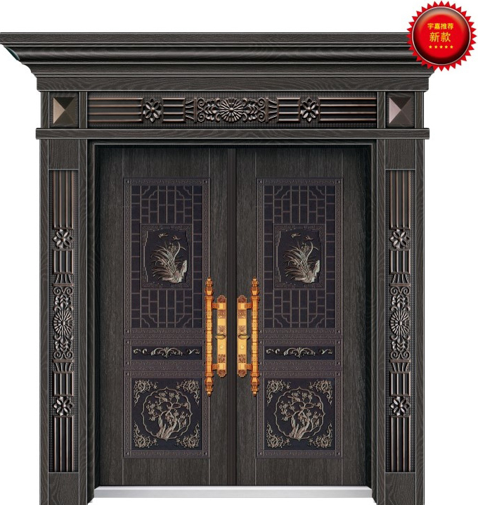 门业图片-德式仿铸铝装甲门YJ-1007德式仿铸铝装甲门图片