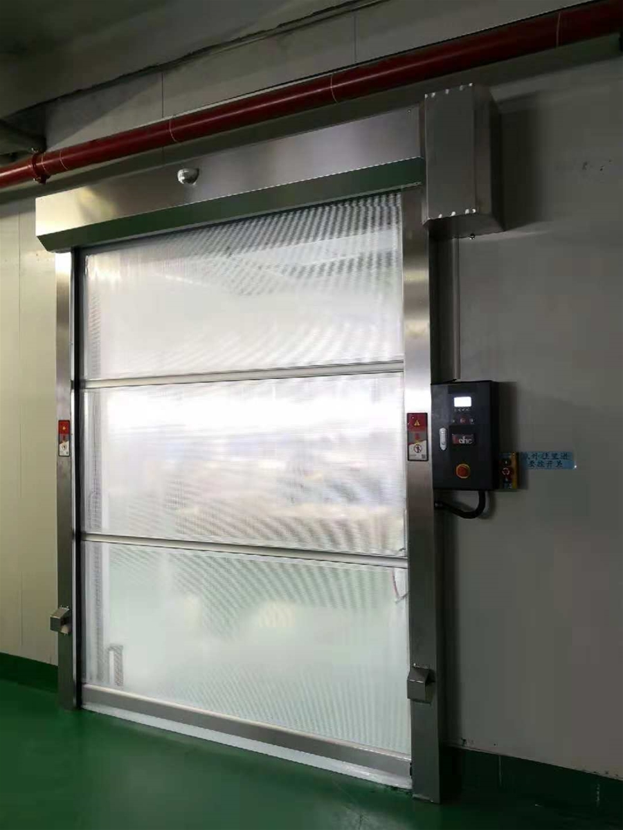 门业图片-快速门透明快速卷帘门-厂家直接供应HF-1图片