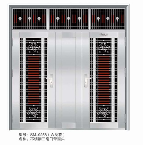 门业图片-三扇门系列SM-9258SM-9258图片