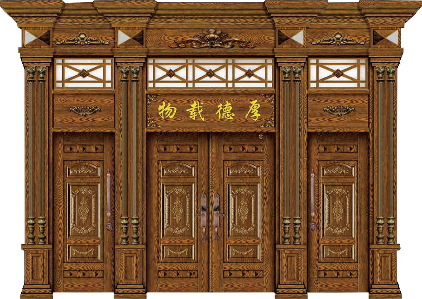 门业图片-拼接别墅大门系列197029特殊工艺门拼接别墅大门系列图片