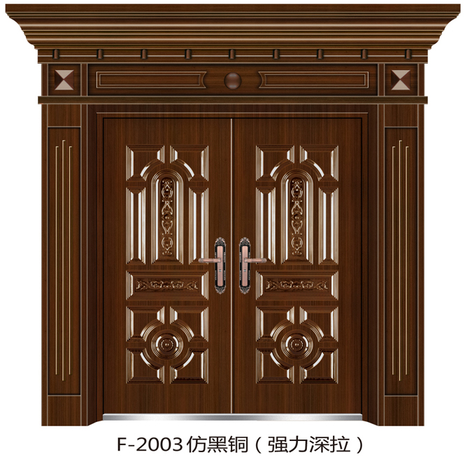 门业图片-非标门户外铁门、非标门F2003图片
