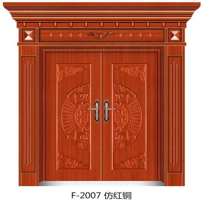 门业图片-非标门非标门，进户门F-2007图片