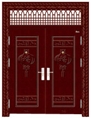 门业图片-SHJ-红灯笼双开门（枣红）（15cm大宽边）SHJ-红灯笼双开门（枣红）（15cm大宽边）图片