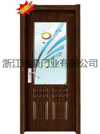 门业图片-钢木门非洲铁桃CC-666(非洲铁桃)图片