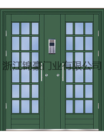 门业图片-不锈钢门JH-3012(深银绿氟碳漆)JH-3012(深银绿氟碳漆)图片