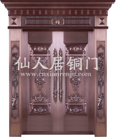 门业图片-铜门系列神仙居铜门XRJ-201012图片