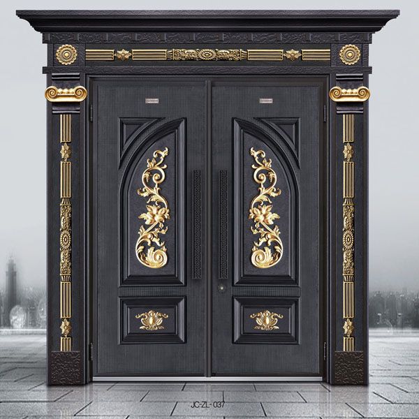 门业图片-铸铝门JC-ZL-037铸铝门图片