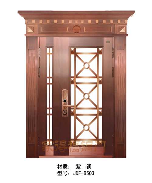门业图片-家得福铜门复古铜门-复古铜门价格-精品铜门价格-家得福精品铜门JDF-B503图片