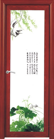 门业图片-吊趟/推拉/平开厨卫门系列吊趟/推拉/平开厨卫门9005红胡桃（强化）图片