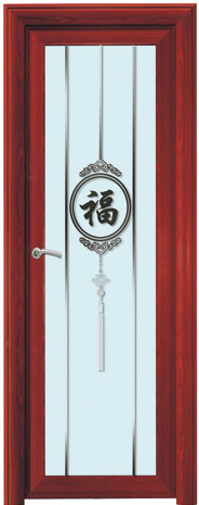 门业图片-吊趟/推拉/平开厨卫门系列吊趟/推拉/平开厨卫门9061红胡桃（镜花）图片