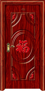 门业图片-经典仿实木深拉伸系列红柳MH-123图片