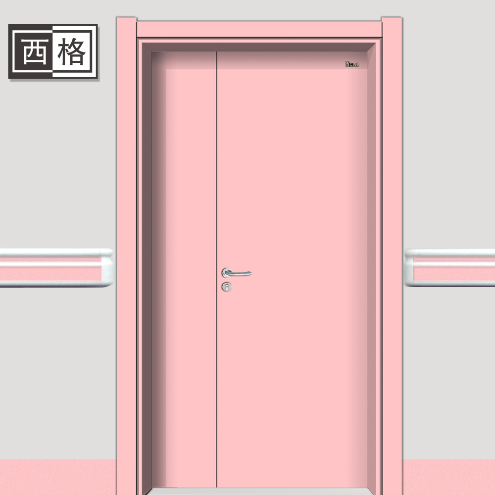 门业图片-医院专用门广东门厂生产 医院门 病房门 专业生产医院专用门Y-ZM201粉红图片