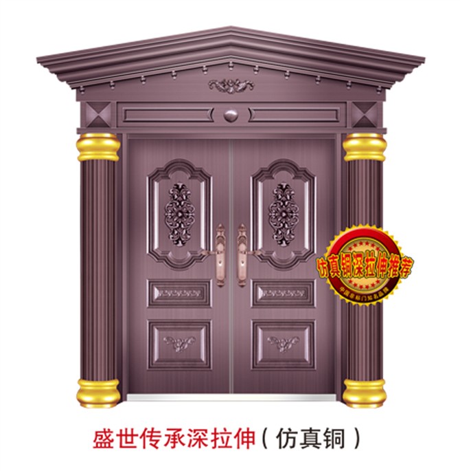 门业图片-非标门非标门盛世传承深拉伸图片