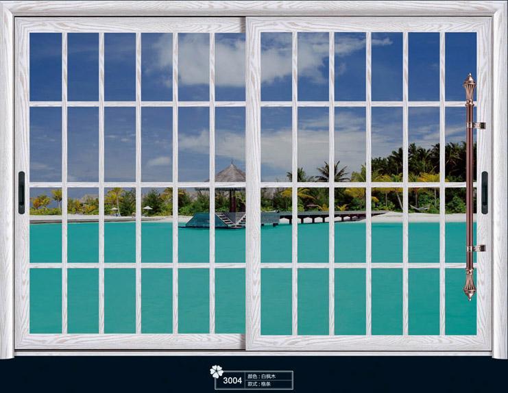 门业图片-钛镁铝合金门钛镁铝合金平开门钛镁铝合金平开门专业生产厂家广东好万家门厂H-3360图片