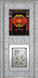 门业图片-不锈钢单门 供应瑞德玛不锈钢单门RDM-877(熊猫板)图片