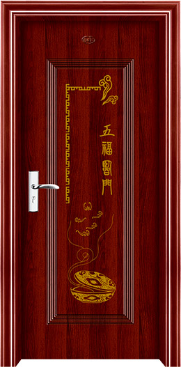 门业图片-室内钢木门室内钢木门YZG-126图片