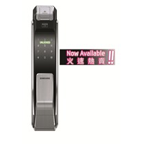 门业图片-指纹锁推拉式三星指纹锁718718图片