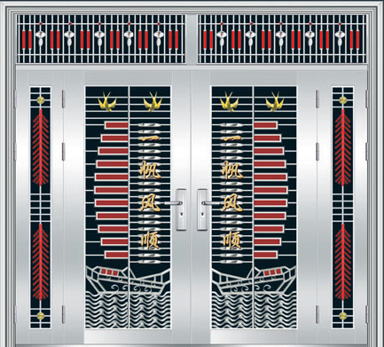 门业图片-旺成-四开门旺成-四开门LC-11071图片