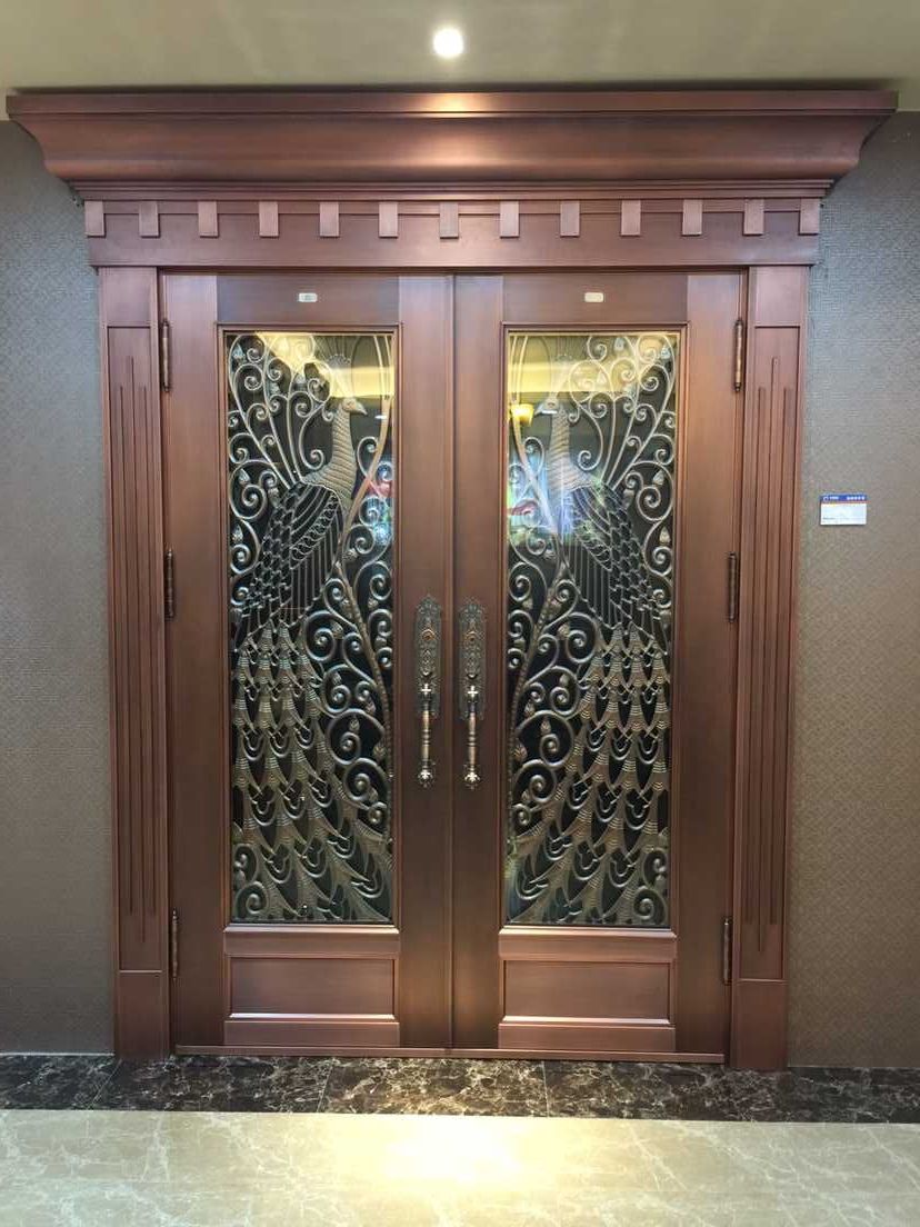 门业图片-铜门深圳铜门 深圳铜门厂家 别墅铜门高档铜门凤鸣朝阳图片