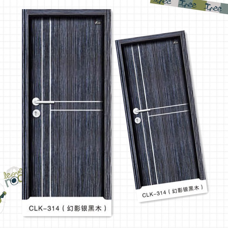 门业图片-浮雕幻影实木门系列诚灵凯浮雕幻影系列木门CLK-314图片