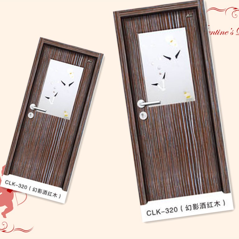 门业图片-浮雕幻影实木门系列诚灵凯浮雕幻影实木门 CLK-320(幻影酒红木)CLK-320幻影酒红木图片